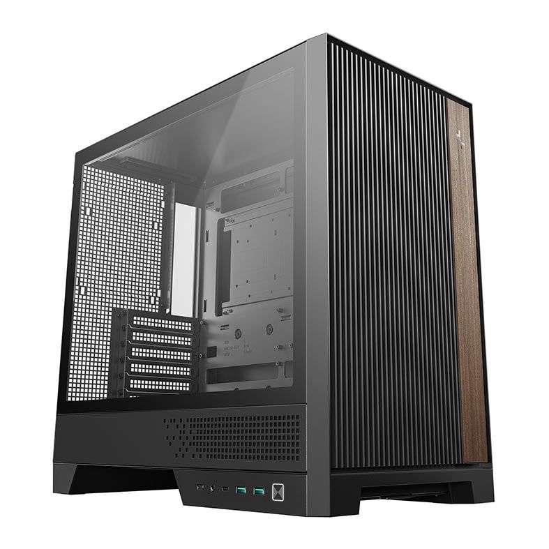Gabinete Gamer Deepcool CL600, ARGB, Lateral de Vidro, Com 2 Fans, Mid-Tower, Preto, R-CL600-BKNNA2-G-1