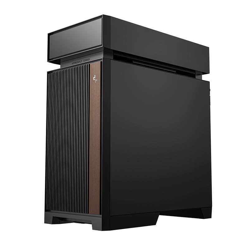 Gabinete Gamer Deepcool CL6600, ARGB, Mid-Tower, Lateral de Vidro, Com 2 Fans + Water Cooler 360mm, Preto, R-CL6600-BKNNA0-G-1