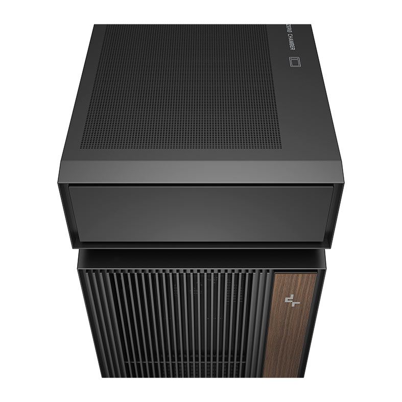 Gabinete Gamer Deepcool CL6600, ARGB, Mid-Tower, Lateral de Vidro, Com 2 Fans + Water Cooler 360mm, Preto, R-CL6600-BKNNA0-G-1