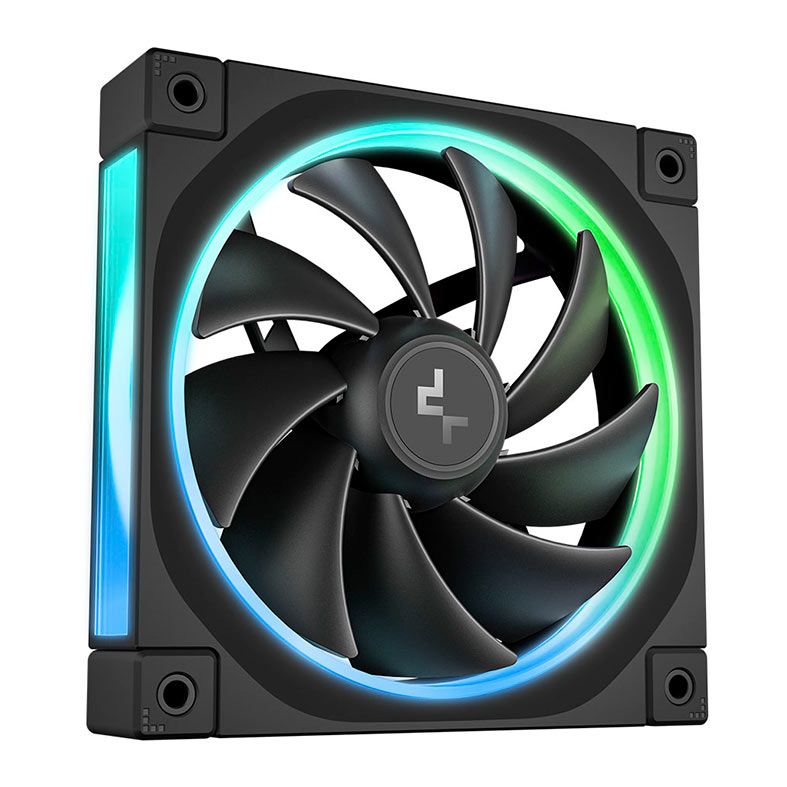 Ventoinha Deepcool FL12, ARGB, 120mm, Preto, R-FL12-BKAPN1-G