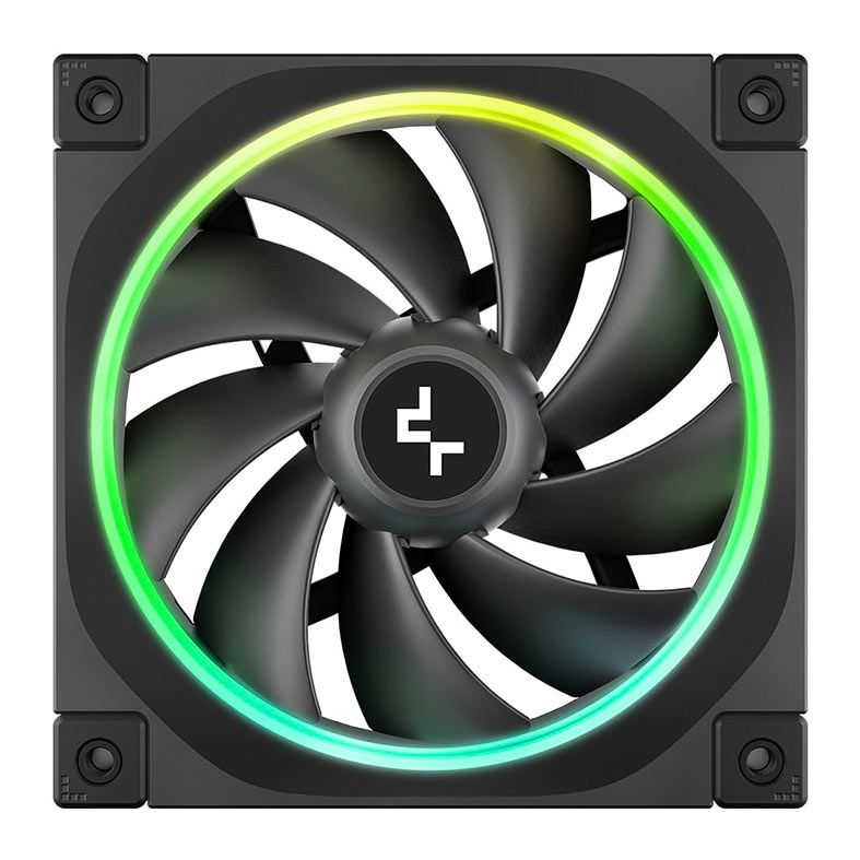 Ventoinha Deepcool FL12, ARGB, 120mm, Preto, R-FL12-BKAPN1-G