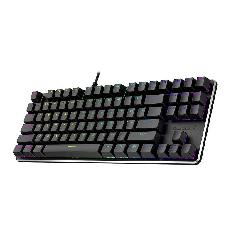 Teclado Mecanico DeepCool KB500 TKL, RGB, US, Switch Outemu Vermelho, Preto, R-KB500-BKAN4A-G