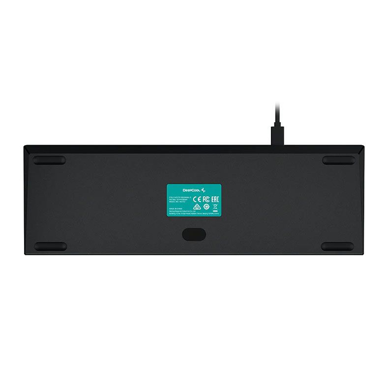 Teclado Mecanico DeepCool KG722 , RGB, US, Switch Vermelho, Preto, R-KG722-BK0AN4A-G