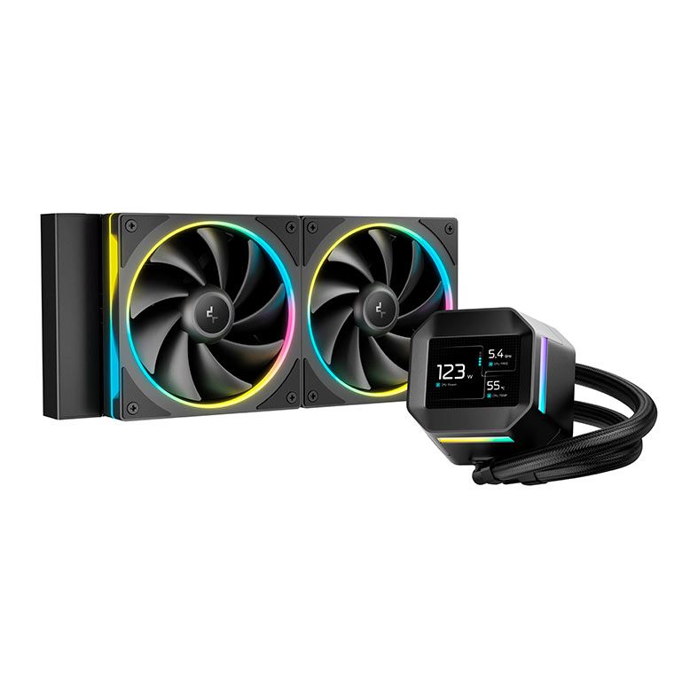Water Cooler DeepCool LM240, ARGB, 240mm, Preto, R-LM240-BKDMMC-1