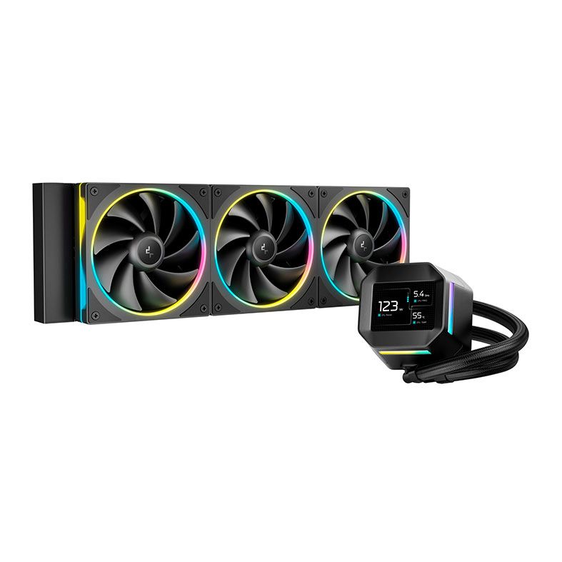 Water Cooler DeepCool LM360, ARGB, 360mm, Preto, R-LM360-BKDMMC-1