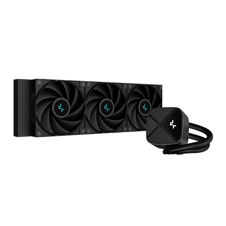 Water Cooler DeepCool LS720S Zero Dark, 360mm, Preto, R-LS720-BKNNMM-G-1