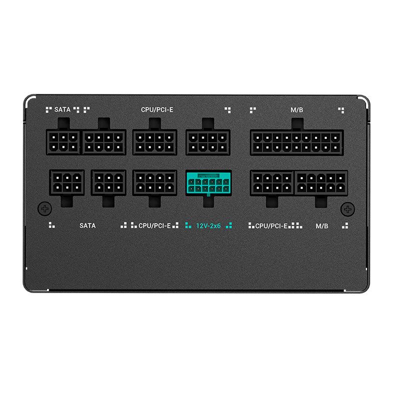Fonte Deepcool PN650M, 650W, ATX 3.1, Full Modular, 80 Plus Gold, Preto, R-PN650M-FC0B-WO