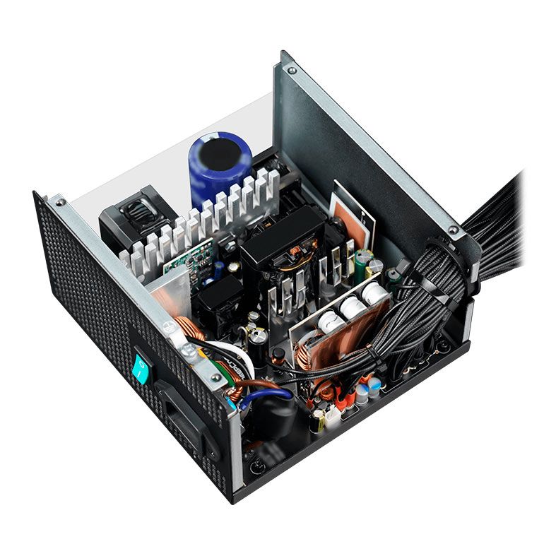 Fonte Deepcool PN750D, 750W, ATX 3.1, Full Modular, 80 Plus Gold, Preto, R-PN750D-FC0B-WO-V2