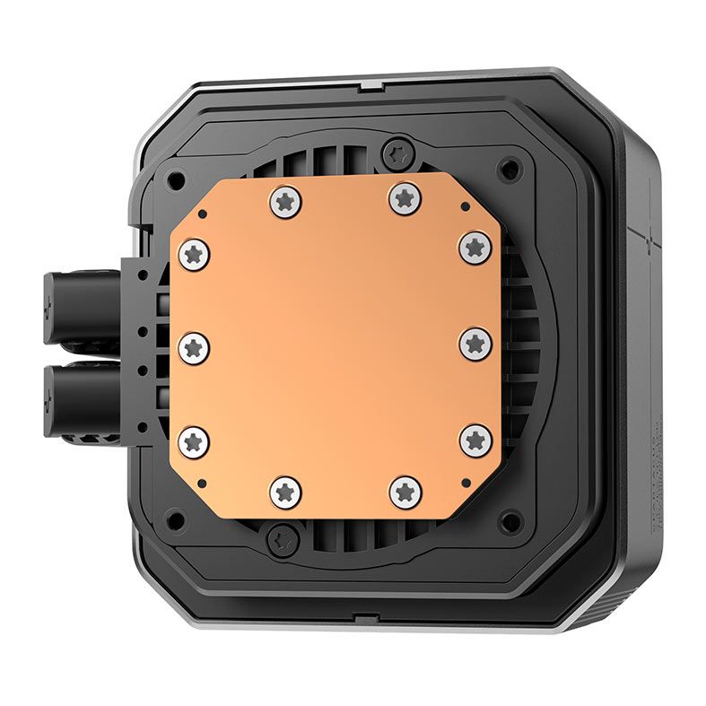 Water Cooler Deepcool Spartacus, RGB, 360mm, Com tela LCD, Preto, R-SPT360-BKDSMP-G-1