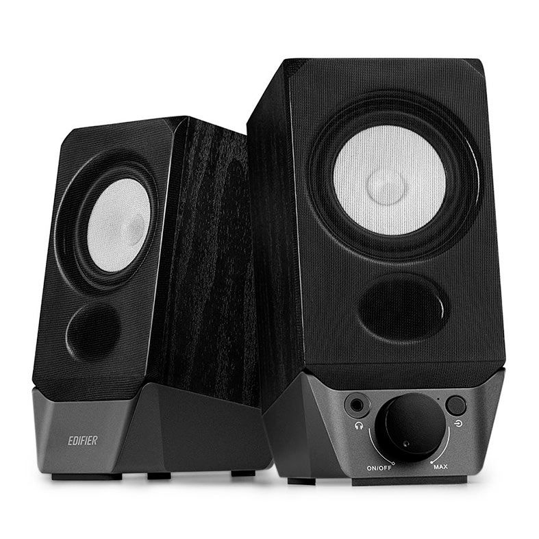 Caixa de Som Edifier R19BT, 4W RMS 2x2W, Bluetooth, USB, AUX, Preto, R19BT-BK