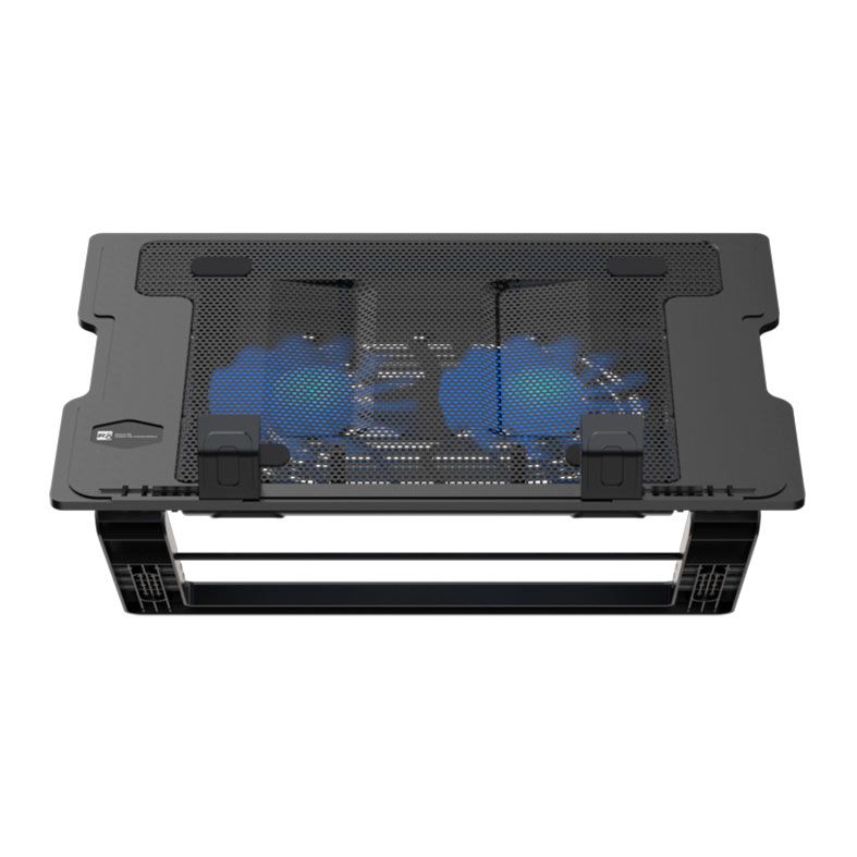 Base Para Notebook R8 C104, Ate 17 Pol, 2 Fans, Preto, R8-C104-BK