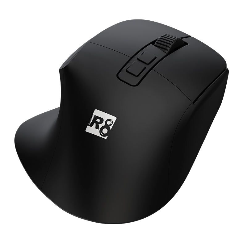 Kit R8 01, Teclado Gamer Rainbow USB, Mouse 1600DPI Wireless, Mousepad RGB 800x300x3mm, Preto, R8-KIT01
