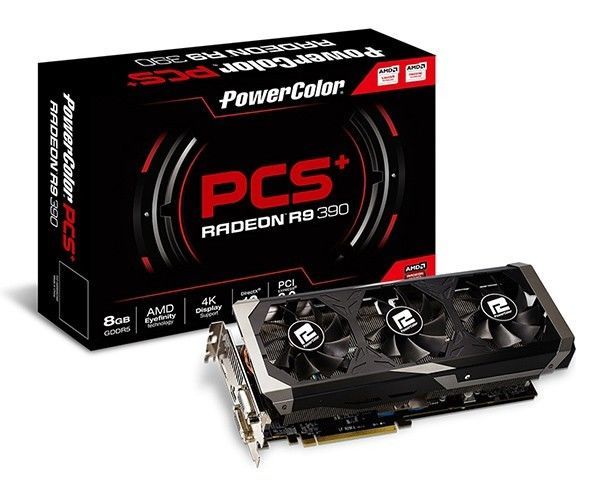 Placa de Video PowerColor Radeon PCS+ R9 390 8GB GDDR5 512-bit, AXR9 390 8GBD5-PPDHE
