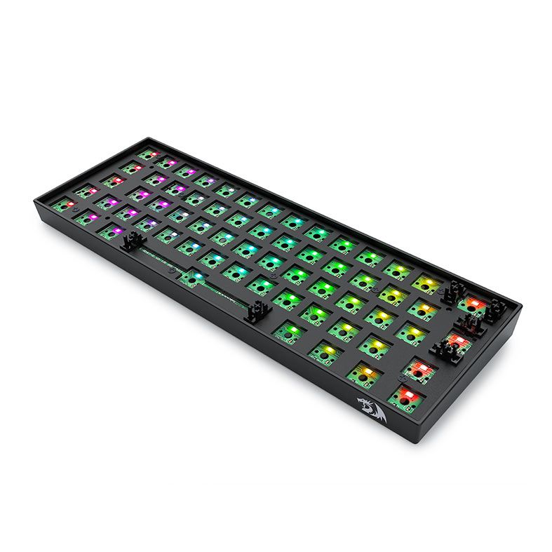 Base Para Teclado Mecanico Gamer Redragon Draconic Pro Barebone Edition, RGB, Wireless, Preto, RD-BBK530-PRO