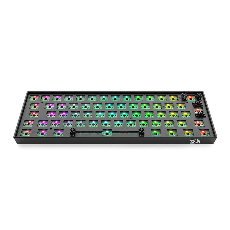 Base Para Teclado Mecanico Gamer Redragon Draconic Pro Barebone Edition, RGB, Wireless, Preto, RD-BBK530-PRO