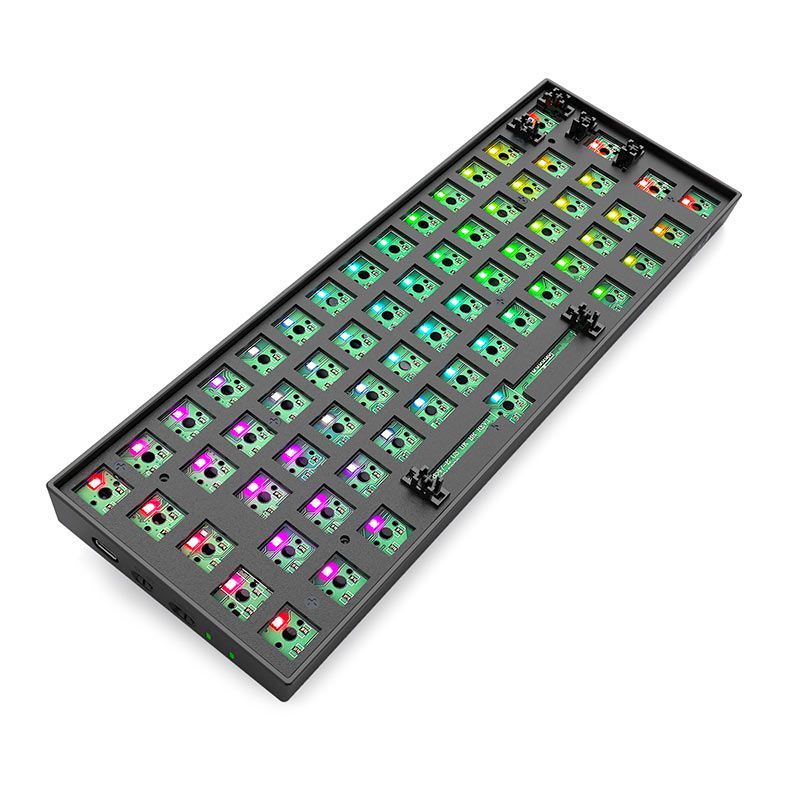 Base Para Teclado Mecanico Gamer Redragon Draconic Pro Barebone Edition, RGB, Wireless, Preto, RD-BBK530-PRO