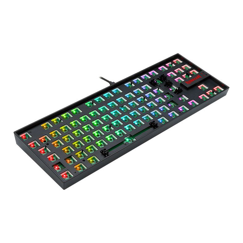 Teclado Redragon Kumara Barebone Edition, RGB, Preto, RD-BBK552