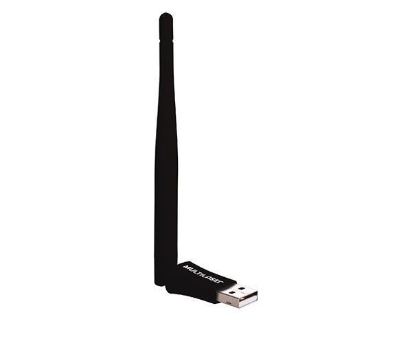 Adaptador Wireless Multi 150 Mbps USB 2.0 Antena 3Dbi 2.4Ghz, RE034