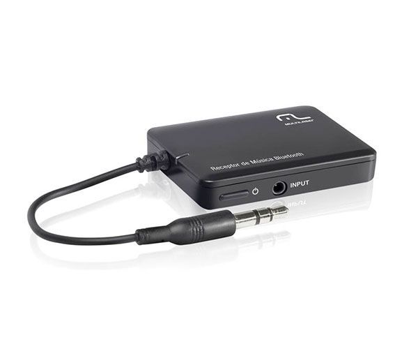 Receptor de Música Multi Bluetooth 10Mts P2 Preto, RE053