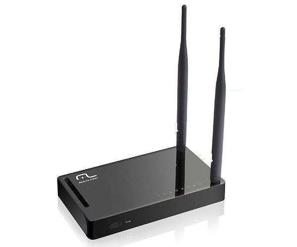 Roteador Wireless Multi 2 Antenas High Power 2.4ghz 300mbps 4 Portas Preto, RE074