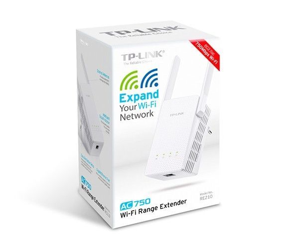 Repetidor Wi-Fi TP-Link AC750 750Mbps, RE210