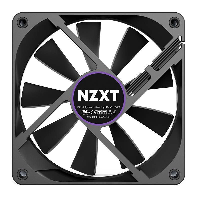 Kit Ventoinhas NZXT AER F120 2x120mm Airflow, RF-AF120-D1