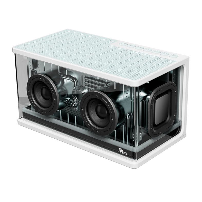 Caixa de Som Royal Kludge RK SH100, 40W RMS, Branco, RK-SH100