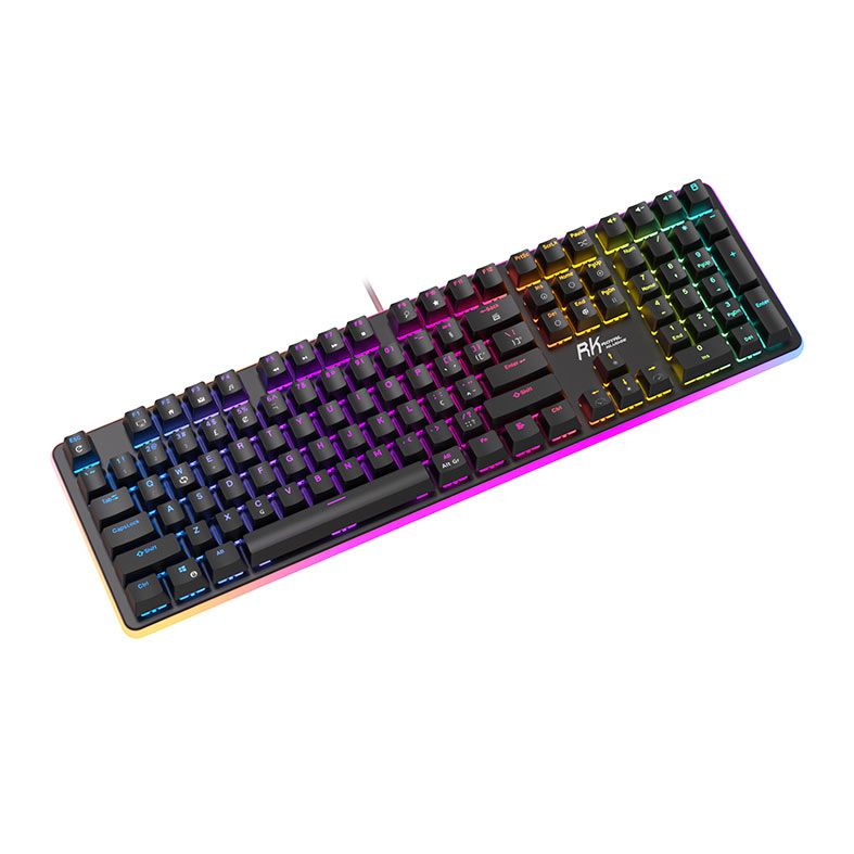Teclado Mecanico Gamer Royal Kludge RK918, RGB, Switch Red, Preto, RK918-BLAC-H