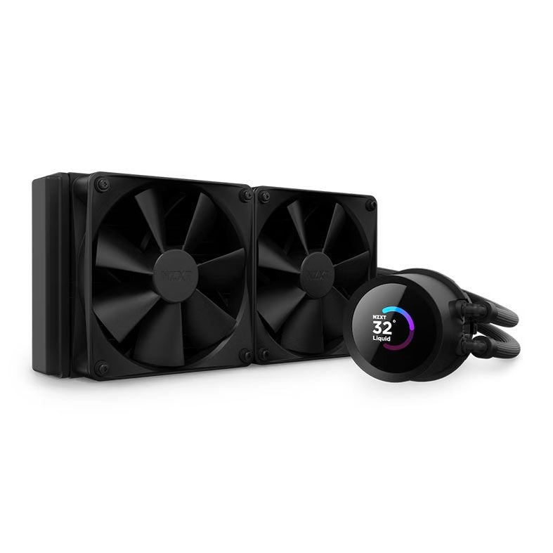 Water Cooler NZXT Kraken 240, Display LCD, 240mm, Preto, RL-KN240-B1