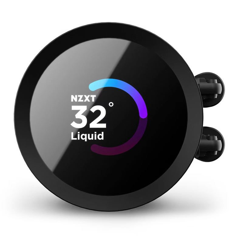 Water Cooler NZXT Kraken 280, Display LCD, 280mm, Preto, RL-KN280-B1