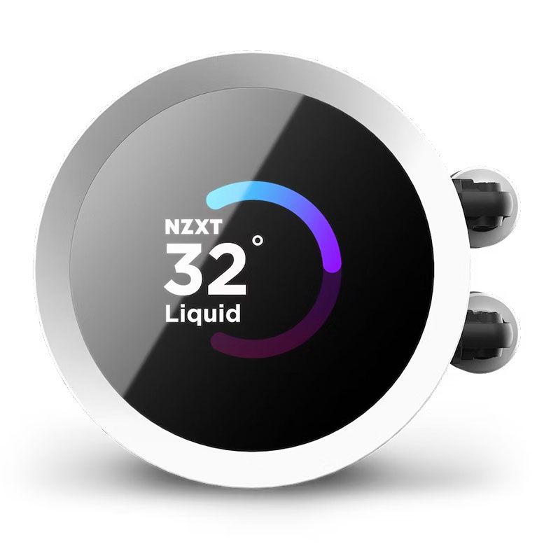 Water Cooler NZXT Kraken 240 RGB, Display LCD, 240mm, Branco, RL-KR240-W1