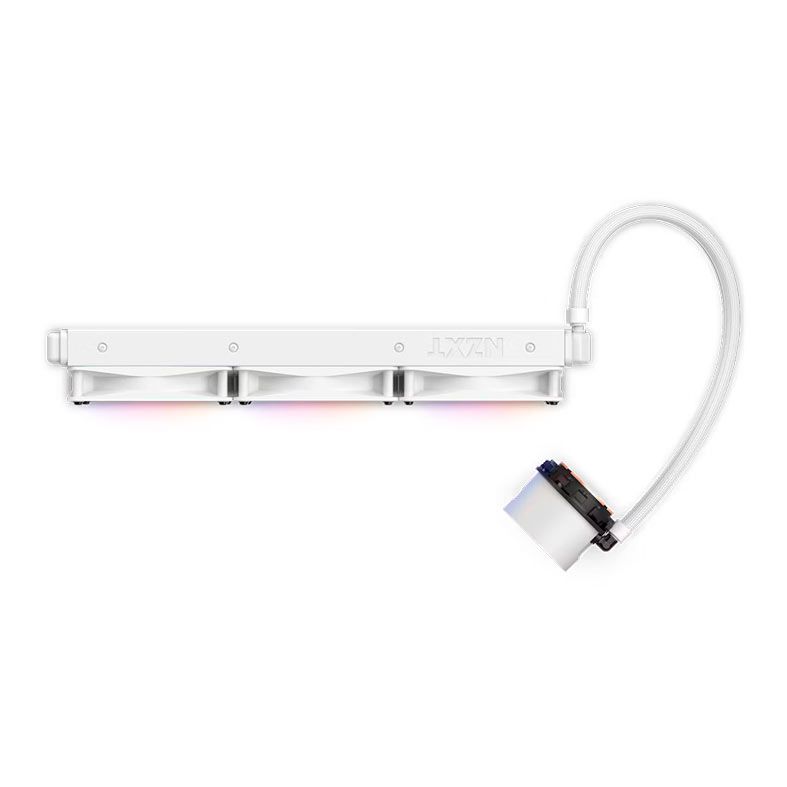 Water Cooler NZXT Kraken 360 RGB, Display LCD, 360mm, Branco, RL-KR360-W1