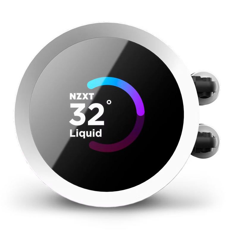 Water Cooler NZXT Kraken 360 RGB, Display LCD, 360mm, Branco, RL-KR360-W1