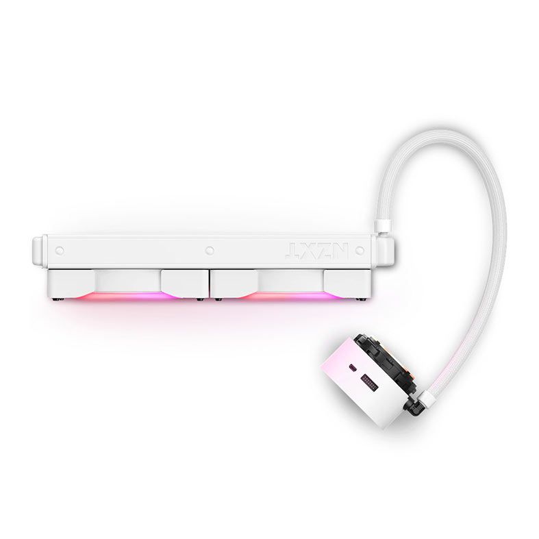 Water Cooler NZXT Kraken Z63 RGB, 280mm, Display LCD, Branco, RL-KRZ63-RW