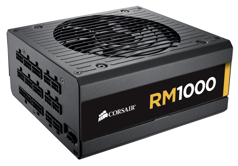 Fonte Corsair RM1000 1000W Modular, Certificado 80 Plus Gold, PFC Ativo, CP-9020062-WW - BOX