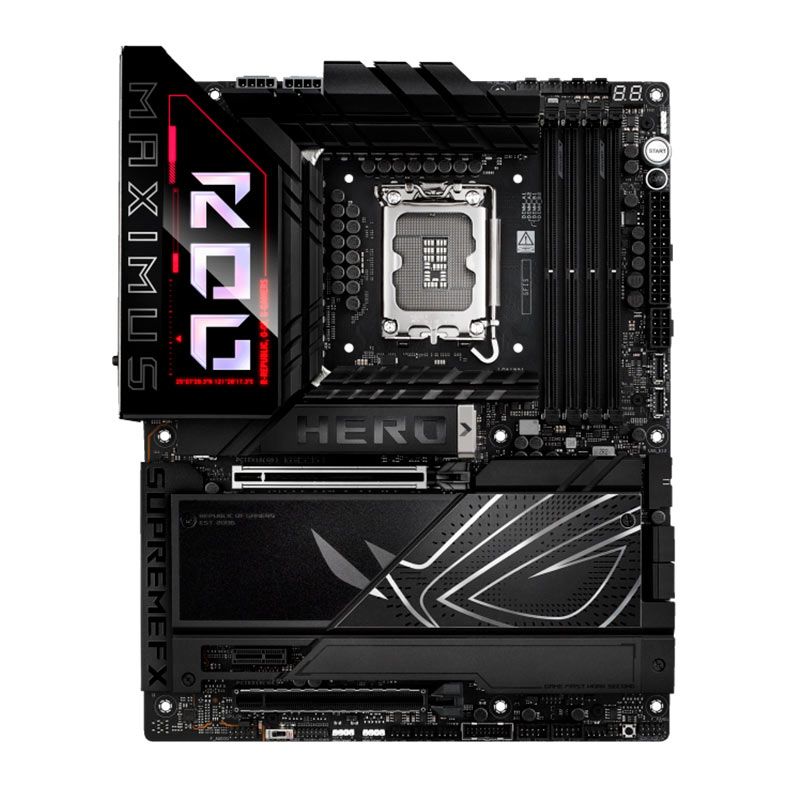 Placa Mae Asus ROG Maximus Z890 Hero, DDR5, LGA1851, ATX, Chipset Intel Z890, ROG-MAXIMUS-Z890-HERO