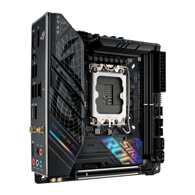 Placa Mae Asus ROG Strix B760-I Gaming Wifi, DDR5, Socket LGA1700, ITX, Chipset Intel B760, ROG-STRIX-B760-I-GAMING-WIFI