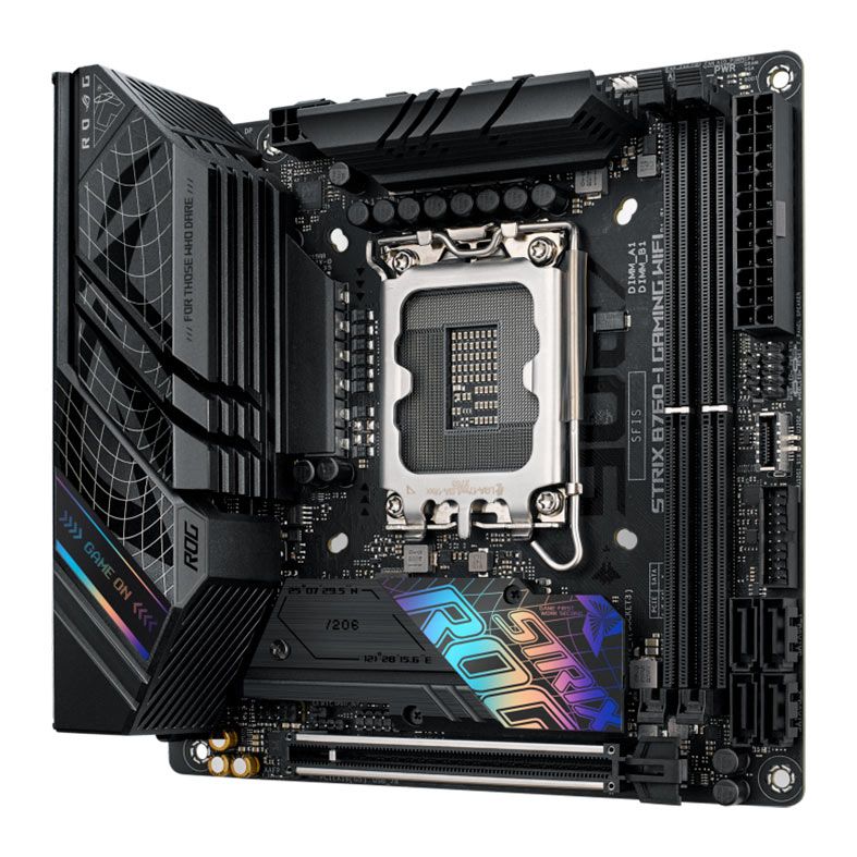 Placa Mae Asus ROG Strix B760-I Gaming Wifi, DDR5, Socket LGA1700, ITX, Chipset Intel B760, ROG-STRIX-B760-I-GAMING-WIFI