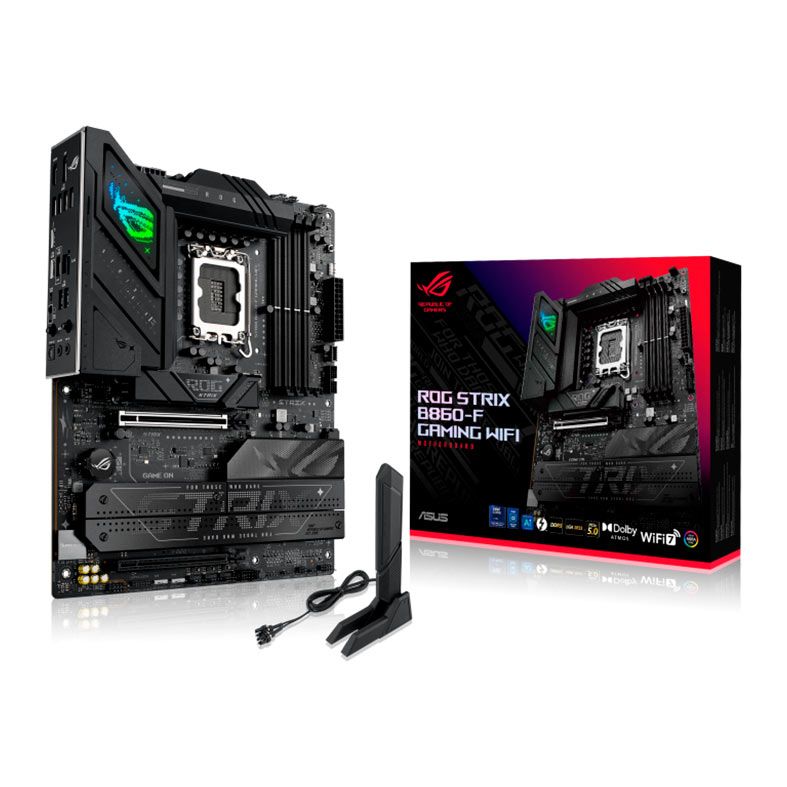 ROG STRIX B860-F GAMING WIFI マザーボード Placa Mae Asus ROG Strix B860-F Gaming WiFi, DDR5, LGA1851, ATX