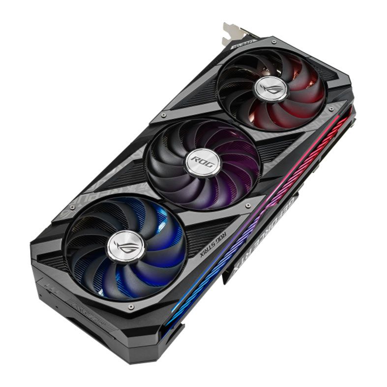 Placa de Video Asus GeForce RTX 3060 Ti ROG Strix OC, LHR, 8GB, GDDR6, 256-bit, ROG-STRIX-RTX3060TI-O8G-V2-GAMING