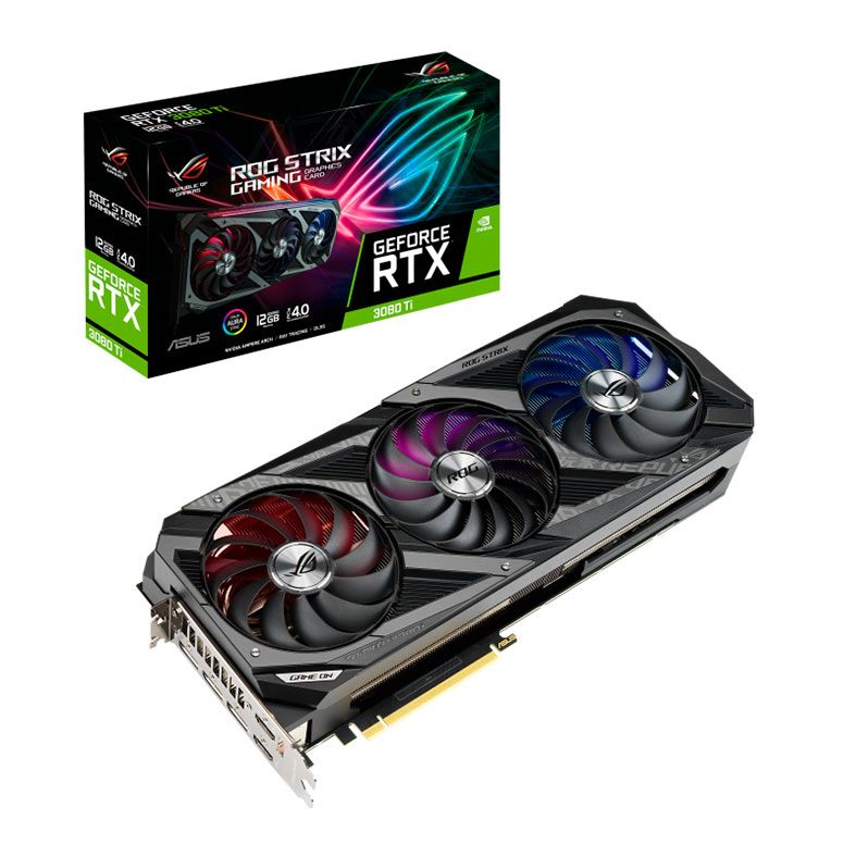 Placa de Video Asus GeForce RTX 3080 Ti ROG Strix, 12GB, GDDR6X, 384-bit, ROG-STRIX-RTX3080TI-12G-GAMING