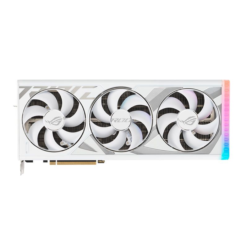 Placa de Video Asus GeForce RTX 4080 ROG Strix OC, 16GB, GDDR6X, 256-bit, ROG-STRIX-RTX4080-O16G-WHITE