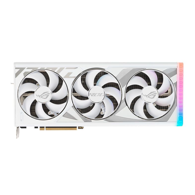 Placa de Video Asus GeForce RTX 4080 Super ROG Strix White OC Edition, 16GB, GDDR6X, 256-bit, ROG-STRIX-RTX4080S-O16G-WHITE