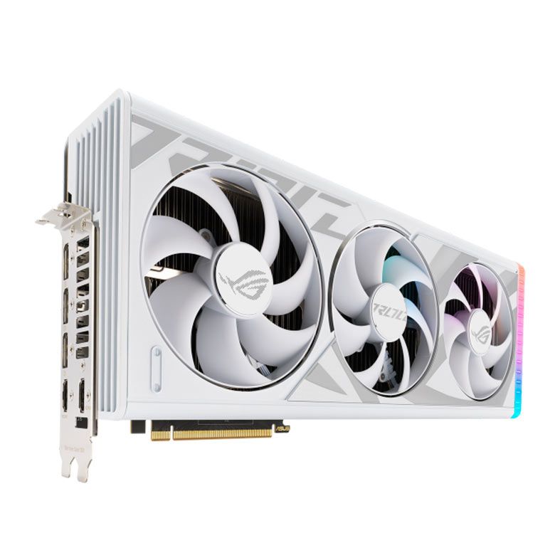 Placa de Video Asus GeForce RTX 4080 Super ROG Strix White OC Edition, 16GB, GDDR6X, 256-bit, ROG-STRIX-RTX4080S-O16G-WHITE