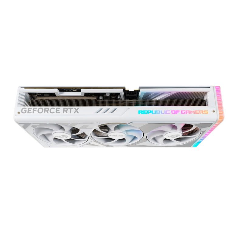 Placa de Video Asus GeForce RTX 4080 Super ROG Strix White OC Edition, 16GB, GDDR6X, 256-bit, ROG-STRIX-RTX4080S-O16G-WHITE