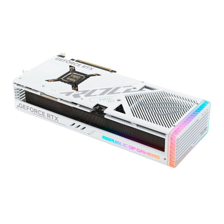 Placa de Video Asus GeForce RTX 4080 Super ROG Strix White OC Edition, 16GB, GDDR6X, 256-bit, ROG-STRIX-RTX4080S-O16G-WHITE
