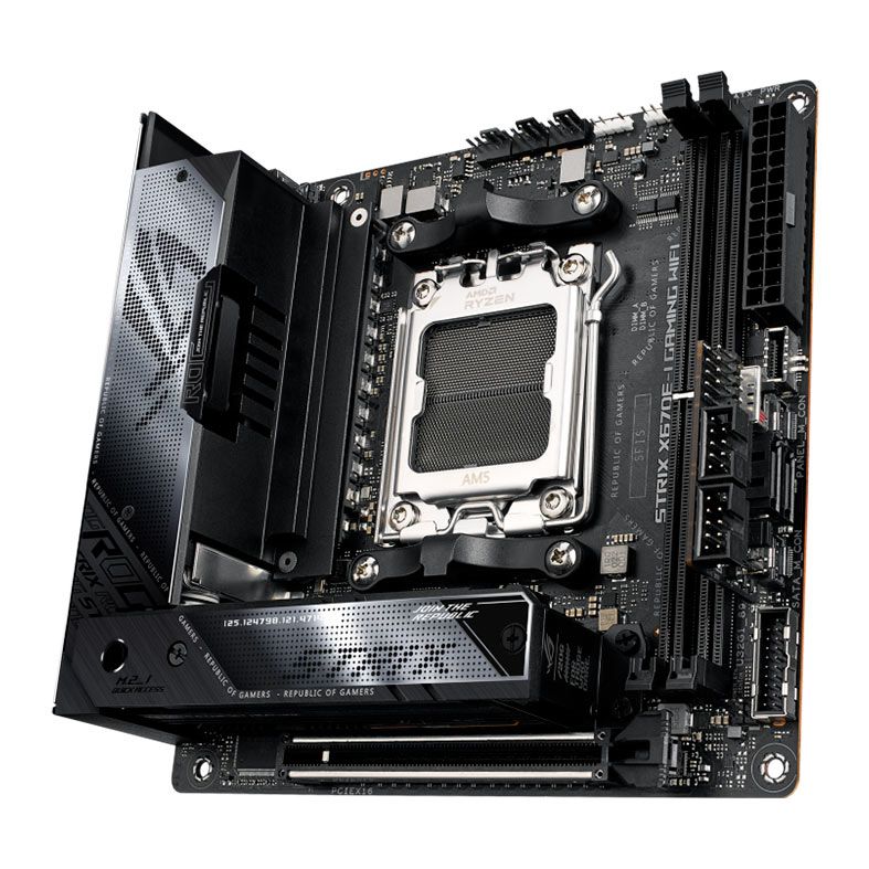 Placa Mae Asus ROG Strix X670E-I Gaming Wifi, DDR5, Socket AM5, ITX, Chipset AMD X670, ROG-STRIX-X670E-I-GAMING-WIFI