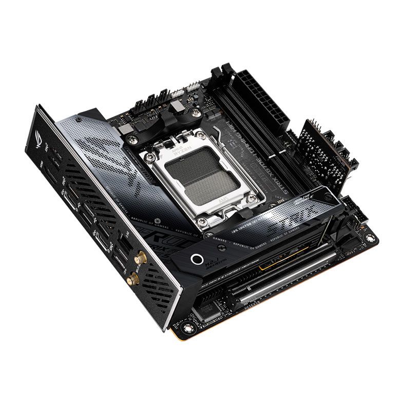Placa Mae Asus ROG Strix X670E-I Gaming Wifi, DDR5, Socket AM5, ITX, Chipset AMD X670, ROG-STRIX-X670E-I-GAMING-WIFI
