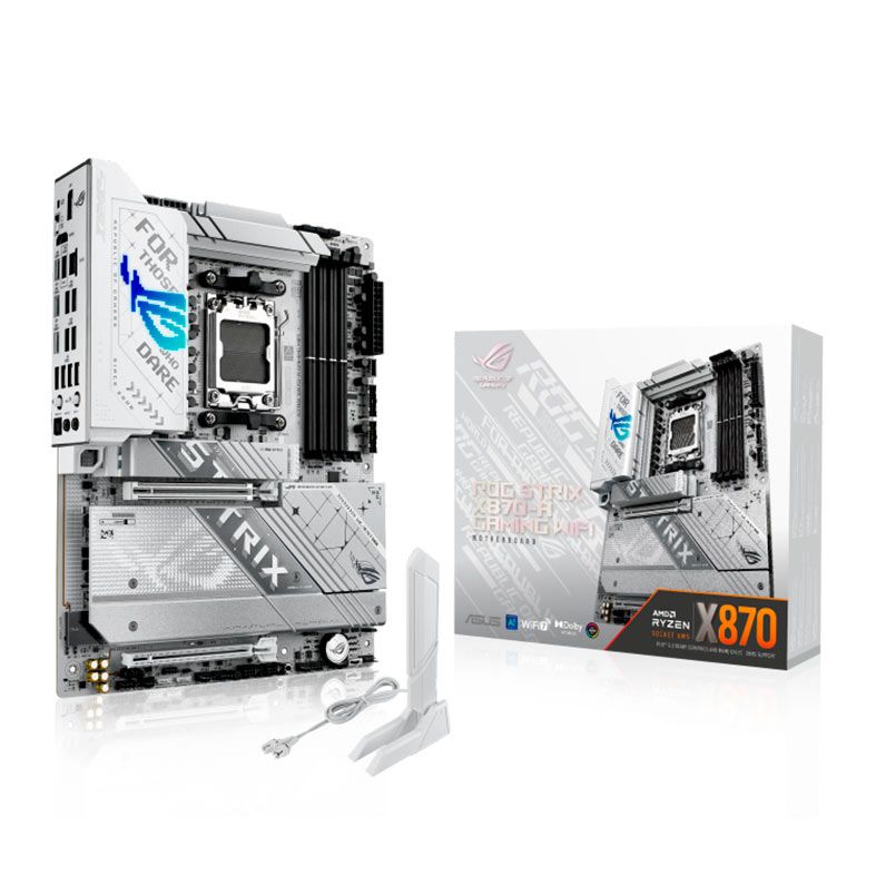 Placa Mae Asus ROG Strix X870-A Gaming WiFi, DDR5, Socket AMD AM5, ATX, Chipset AMD X870, ROG-STRIX-X870-A-GAMING-WIFI