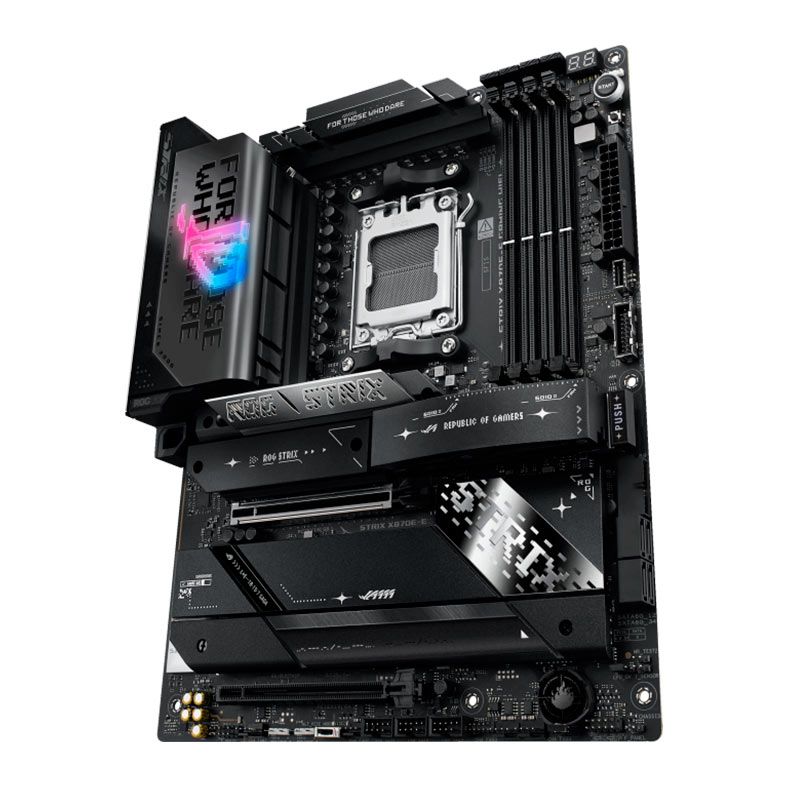 Placa Mae Asus ROG Strix X870E-E Gaming Wifi, DDR5, Socket AMD AM5, ATX, Chipset AMD X870E, ROG-STRIX-X870E-E-GAMING-WIFI